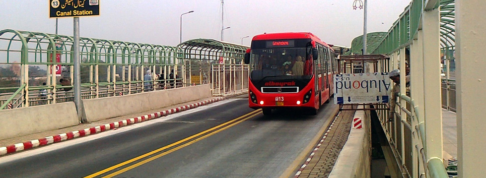 Metro Bus Transit System Lahore-Pakistan