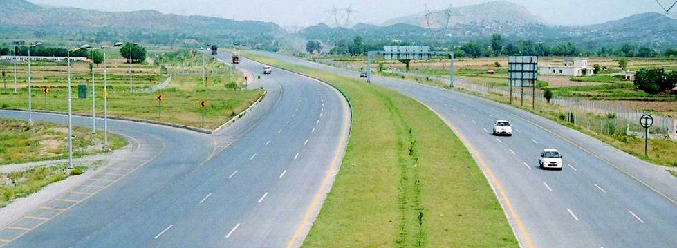 Motorway M1 Islamabad to Peshawar-Pakistan